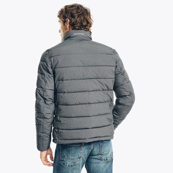 MEN QUILTED PUFFER JACKET NAUTICA - Picture 10 of 11